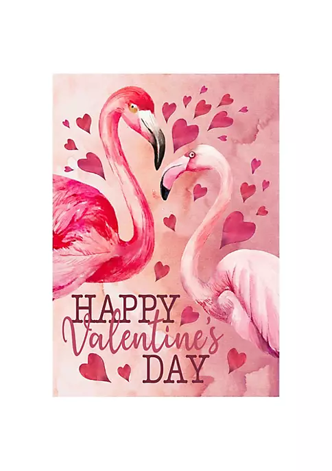 Deals 🔥 Northlight Happy Valentine's Day Flamingo Outdoor Garden Flag 12.5" x 18" 🔥 4 Deals 🔥 Northlight Happy Valentine's Day Flamingo Outdoor Garden Flag 12.5" x 18" 🔥 - Image 2