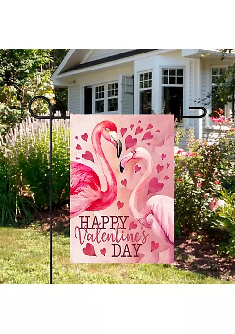 Deals 🔥 Northlight Happy Valentine's Day Flamingo Outdoor Garden Flag 12.5" x 18" 🔥 5 Deals 🔥 Northlight Happy Valentine's Day Flamingo Outdoor Garden Flag 12.5" x 18" 🔥 - Image 3