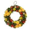 Top 10 🥰 Northlight Orange and Yellow Flowers with Moss and Twig Artificial Floral Spring Wreath 12-Inch 😉