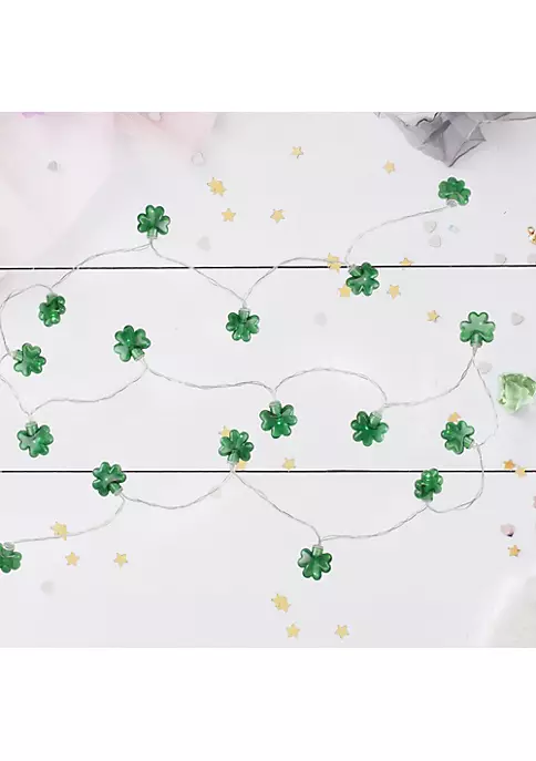 Budget โ๏ธ Northlight 20-Count Green LED Mini St Patrick's Day Shamrock Lights with Timer - 5.5ft Clear Wire ๐ 4 Budget โ๏ธ Northlight 20-Count Green LED Mini St Patrick's Day Shamrock Lights with Timer - 5.5ft Clear Wire ๐ - Image 2