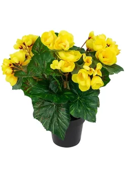 Budget 🌟 Northlight 11" Yellow Potted Silk Begonia Spring Artificial Floral Arrangement 🔔 9 Budget 🌟 Northlight 11" Yellow Potted Silk Begonia Spring Artificial Floral Arrangement 🔔 -Outlet Northlight Store Belk 1178