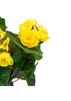 Budget 🌟 Northlight 11" Yellow Potted Silk Begonia Spring Artificial Floral Arrangement 🔔 10 Budget 🌟 Northlight 11" Yellow Potted Silk Begonia Spring Artificial Floral Arrangement 🔔 -Outlet Northlight Store Belk 1179