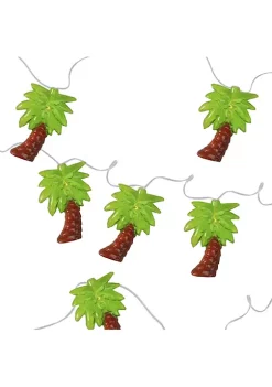 Hot Sale 😀 Northlight 10 Warm Clear LED Battery Operated Palm Tree 🌞 Summer String Lights - 4.5 ft Clear Wire 😀 -Outlet Northlight Store Belk 1216