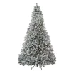Cheap 🎉 Northlight 9' Pre-Lit Flocked Winema Pine Artificial 🎄 Christmas Tree - Clear Lights 😉 -Outlet Northlight Store Belk 1226