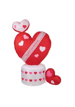 Discount ⌛ Northlight 5' Inflatable Lighted Valentine's Day Rotating Heart Outdoor Decoration 🛒 -Outlet Northlight Store Belk 1235
