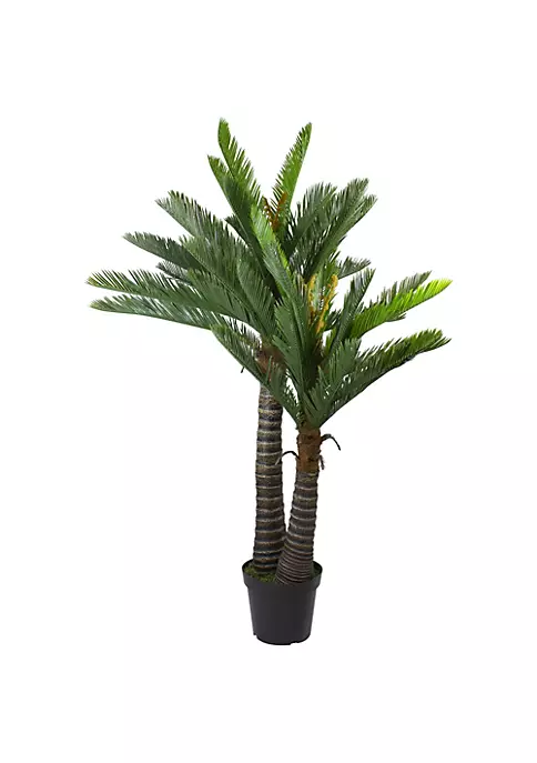 Promo ๐ Northlight 5' Potted Two Tone Green Cycas Artificial Floor Plant ๐ 5 Promo ๐ Northlight 5' Potted Two Tone Green Cycas Artificial Floor Plant ๐ - Image 3