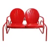 Wholesale ๐ Northlight 2-Person Outdoor Retro Metal Tulip Double Glider Patio Chair Red ๐งจ 1 Wholesale ๐ Northlight 2-Person Outdoor Retro Metal Tulip Double Glider Patio Chair Red ๐งจ -Outlet Northlight Store Belk 1255