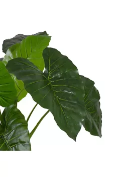 Outlet ⌛ Northlight 51" Potted Green Wide Leaf Taro Artificial Floor Plant ⭐ -Outlet Northlight Store Belk 1266