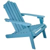 Wholesale ⭐ Northlight 36" Blue Classic Folding Wooden Adirondack Chair 💯 -Outlet Northlight Store Belk 1309