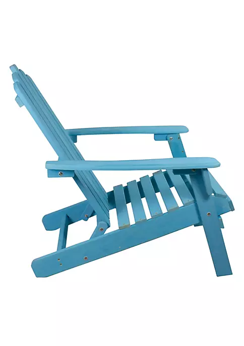 Wholesale โญ Northlight 36" Blue Classic Folding Wooden Adirondack Chair ๐ฏ 6 Wholesale โญ Northlight 36" Blue Classic Folding Wooden Adirondack Chair ๐ฏ - Image 4