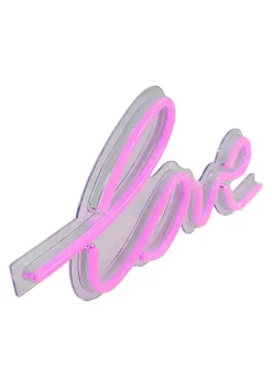 Wholesale 😍 Northlight 18" Pink LED Lighted 'Love' Neon Style Valentine's Day Wall Sign ✨ -Outlet Northlight Store Belk 1330