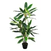 Budget ❤️ Northlight 55" Green and Red Potted Two Tone Dracaena Artificial Plant 🎉