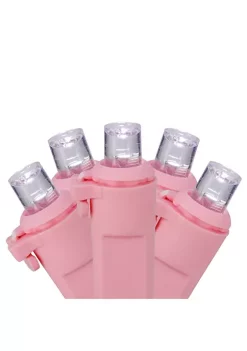 Budget 🎁 Northlight 100ct Pure White LED Wide Angle Valentine's Day Lights 33ft Pink Wire ⭐ -Outlet Northlight Store Belk 1355