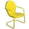 Discount 🧨 Northlight 34-Inch Outdoor Retro Tulip Armchair Yellow 🛒