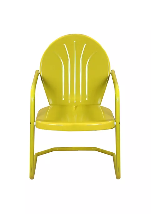 Discount ๐งจ Northlight 34-Inch Outdoor Retro Tulip Armchair Yellow ๐ 5 Discount ๐งจ Northlight 34-Inch Outdoor Retro Tulip Armchair Yellow ๐ - Image 3