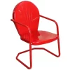 Wholesale 🔥 Northlight 34-Inch Outdoor Retro Tulip Armchair Red ⭐ -Outlet Northlight Store Belk 1369