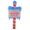 Flash Sale ⭐ Northlight 33" LED Lighted Commercial Grade Acrylic "North Pole" 🔔 Christmas Sign Display Decoration 🌟 -Outlet Northlight Store Belk 1378