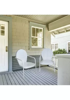 Hot Sale 🛒 Northlight 34-Inch Outdoor Retro Tulip Armchair White ✨ -Outlet Northlight Store Belk 1382