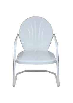 Hot Sale 🛒 Northlight 34-Inch Outdoor Retro Tulip Armchair White ✨ -Outlet Northlight Store Belk 1383