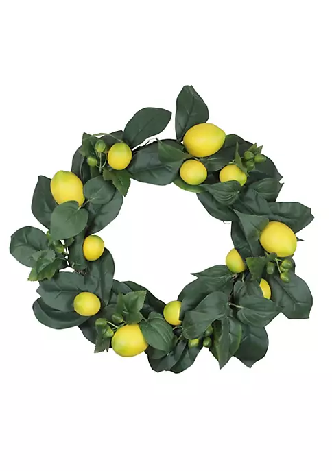 Deals 🛒 Northlight Lemon and Foliage Artificial Wreath Yellow 22-Inch 🎁 3 Deals 🛒 Northlight Lemon and Foliage Artificial Wreath Yellow 22-Inch 🎁
