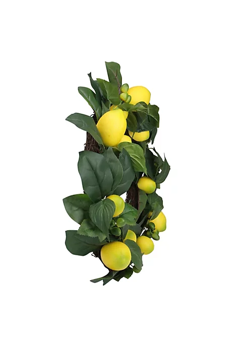 Deals 🛒 Northlight Lemon and Foliage Artificial Wreath Yellow 22-Inch 🎁 4 Deals 🛒 Northlight Lemon and Foliage Artificial Wreath Yellow 22-Inch 🎁 - Image 2