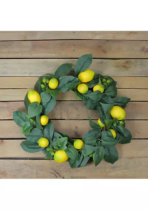 Deals 🛒 Northlight Lemon and Foliage Artificial Wreath Yellow 22-Inch 🎁 5 Deals 🛒 Northlight Lemon and Foliage Artificial Wreath Yellow 22-Inch 🎁 - Image 3
