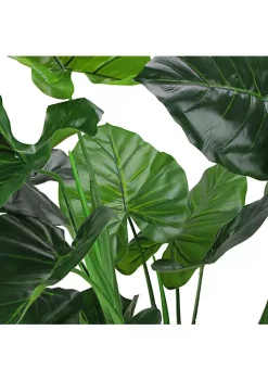 Cheapest 🌟 Northlight 47" Potted Two Tone Green Wide Taro Leaf Artificial Floor Plant 👏 -Outlet Northlight Store Belk 1442