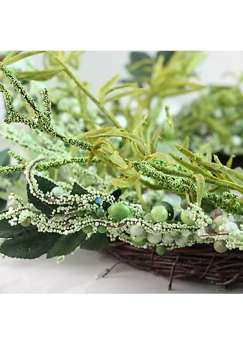 Coupon ๐ Northlight Mixed Leaves Twig Artificial Wreath Green 12-Inch ๐ 4 Coupon ๐ Northlight Mixed Leaves Twig Artificial Wreath Green 12-Inch ๐ - Image 2