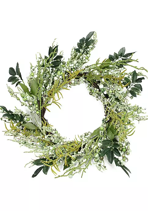 Coupon ๐ Northlight Mixed Leaves Twig Artificial Wreath Green 12-Inch ๐ 7 Coupon ๐ Northlight Mixed Leaves Twig Artificial Wreath Green 12-Inch ๐ - Image 5