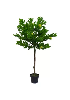 Brand new 🛒 Northlight 4.75' Yellow and Green Artificial Lemon Potted Tree ✨