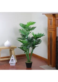 Promo 🎉 Northlight 47" Green Potted Philodendron Selloum Artificial Plant 🌟 -Outlet Northlight Store Belk 1511