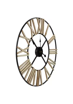 Top 10 😉 Northlight 24" Roman Numeral Battery Operated Round Wall Clock with Metal Frame 🎁 -Outlet Northlight Store Belk 1519