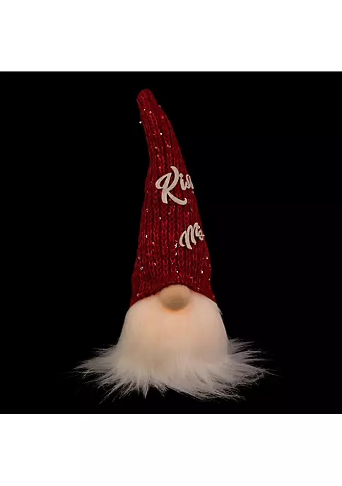 Best Pirce 🥰 Northlight 11.5" Lighted Red Knit 'Kiss Me' Hat Valentine's Day Gnome 😀 5 Best Pirce 🥰 Northlight 11.5" Lighted Red Knit 'Kiss Me' Hat Valentine's Day Gnome 😀 - Image 3