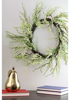 Cheap 👏 Northlight Berry Twig Artificial Wreath Green and Brown 12-Inch ✔️ -Outlet Northlight Store Belk 1556