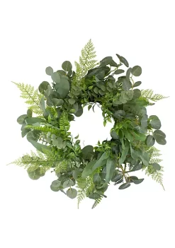 Cheap 😉 Northlight Mixed Foliage Artificial Spring Wreath Green - 24-Inch 🔔