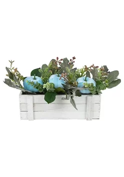 Best deal 😀 Northlight 18" White Wooden Box of Foliage and Pumpkins 👪 Thanksgiving Decoration 🎁 -Outlet Northlight Store Belk 1575