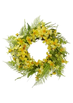 Top 10 🌟 Northlight Daisy and Berry Floral Spring Wreath Yellow and Green 23" ✨