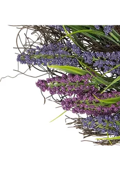 Best reviews of 👏 Northlight Lavender Spiral Vine Wreath 22-Inch Unlit 😉 -Outlet Northlight Store Belk 1621