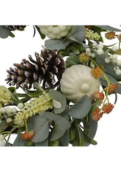 Brand new 👍 Northlight Gourds and Foliage Artificial 👪 Thanksgiving Wreath - 24-Inch Unlit 🔥 -Outlet Northlight Store Belk 1637