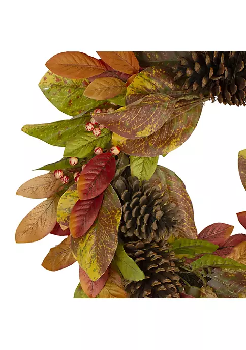 Best Pirce ⌛ Northlight Leaves and Berries Twig Artificial 👪 Thanksgiving Wreath - 26-Inch Unlit ⭐ 5 Best Pirce ⌛ Northlight Leaves and Berries Twig Artificial 👪 Thanksgiving Wreath - 26-Inch Unlit ⭐ - Image 3