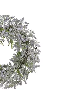 Promo 🎉 Northlight Lavender and Leaves Spring Floral Artificial Wreath Purple - 22-Inch 👏 -Outlet Northlight Store Belk 1651