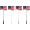 Promo 🧨 Northlight 4ct Patriotic American Flag 4th of July Pathway Marker Lawn Stakes Clear Lights 🔔 -Outlet Northlight Store Belk 1685