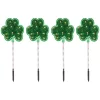 Cheap 🔔 Northlight 4ct Green Shamrock St Patrick's Day Pathway Marker Lawn Stakes Clear Lights 🛒 -Outlet Northlight Store Belk 1698