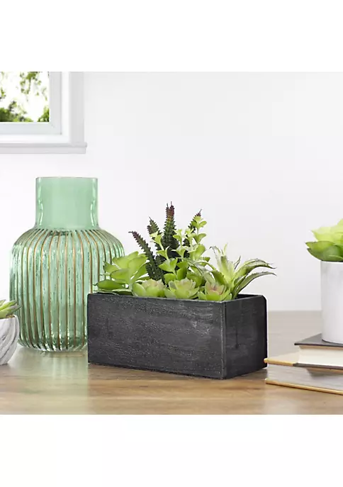 Buy ๐ฏ Northlight 10" Artificial Mixed Succulent Plants in a Rectangular Planter ๐ฏ 4 Buy ๐ฏ Northlight 10" Artificial Mixed Succulent Plants in a Rectangular Planter ๐ฏ - Image 2