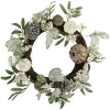Flash Sale 🌟 Northlight 20" Pumpkin and Berries with Pinecones Artificial Fall Harvest Twig Wreath 20-Inch Unlit 🎁 -Outlet Northlight Store Belk 1734