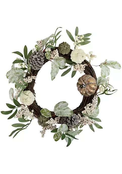Flash Sale ๐ Northlight 20" Pumpkin and Berries with Pinecones Artificial Fall Harvest Twig Wreath 20-Inch Unlit ๐ 3 Flash Sale ๐ Northlight 20" Pumpkin and Berries with Pinecones Artificial Fall Harvest Twig Wreath 20-Inch Unlit ๐