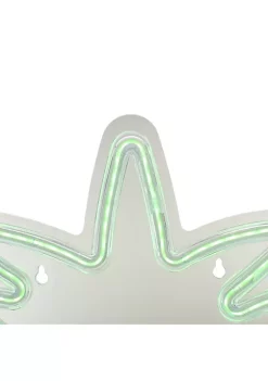 Discount 🔥 Northlight 16" Yellow and Green Pineapple LED Neon Style Wall Sign 😉 -Outlet Northlight Store Belk 1739