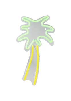Wholesale 🥰 Northlight 19" Green and Yellow Palm Tree LED Neon Style Wall Sign ✨ -Outlet Northlight Store Belk 1748