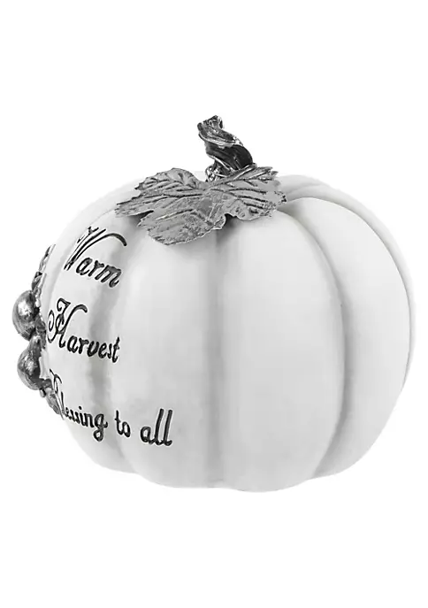 Buy โ๏ธ Northlight 8" White and Black "Warm Harvest Blessing" Pumpkin Fall Harvest Decoration ๐ฏ 5 Buy โ๏ธ Northlight 8" White and Black "Warm Harvest Blessing" Pumpkin Fall Harvest Decoration ๐ฏ - Image 3