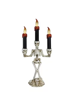 Best Sale 🔥 Northlight 14.5" Dripping Candle Skeleton 🦇 Halloween Candelabra 🥰